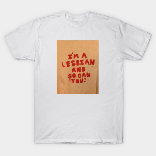 I'm A Lesbian And So Can you T-Shirt by La Subversiva